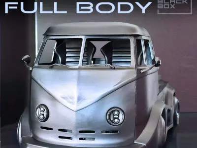 WPL D12 RC FULLBODY  by BLACKBOX 3D print model