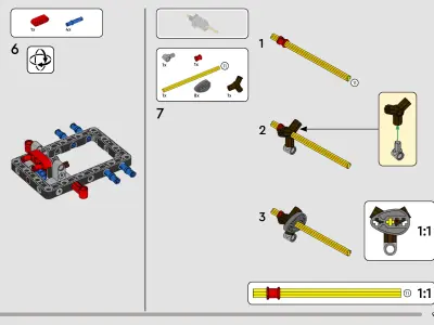 TwindBricks3D - 42153 NASCAR Next Gen Chevrolet Camaro ZL1 3D print model