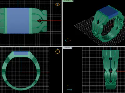 jewelry ring  234 3D print model