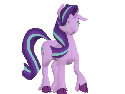 Starlight Glimmer Low-poly 3D model