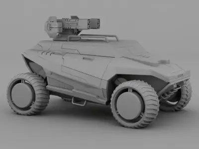 military vehicle  3D model