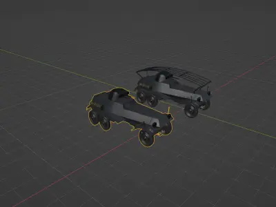 The WW2 German SdKfz 263-6 Armored Car 3D model