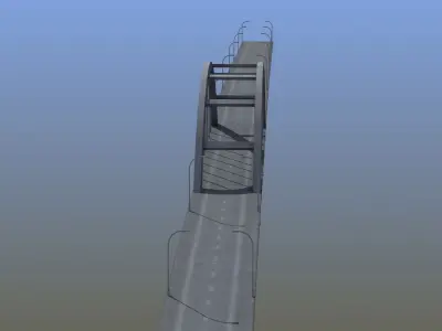 Road Bridge 3D model