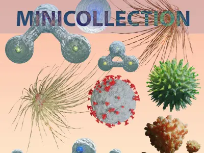 Air Filter and Purifier with microscopic particles included Free 3D model