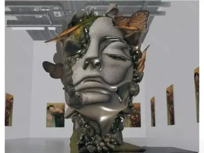 face sculpture 3D model
