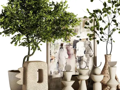 Decorative set 05 3D model