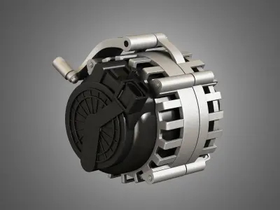Engine Alternator 3D model