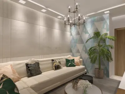 living room 3D model