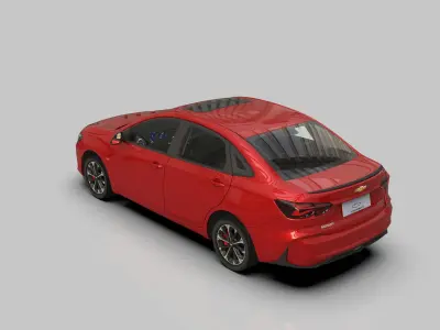 Chevrolet Monza 2023 HQ interior 3D model