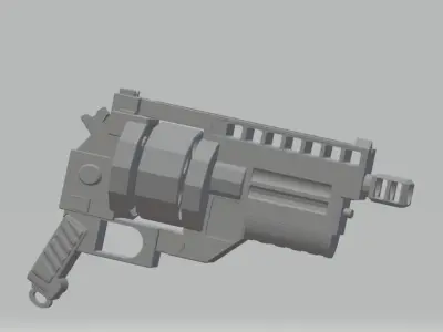 FHW Bolter Revolver Cosplay Blaster Free 3D print model