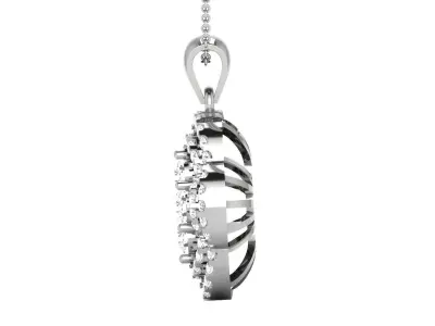 Pendant for Women 3dm STL FBX OBJ Render Details 3D print model