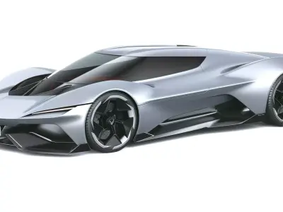 Chevrolet Corvette CX Concept 2025 3D model