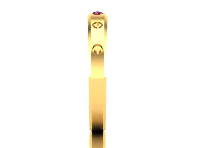 Solitaire Wedding Engagement Ring 3D print model order