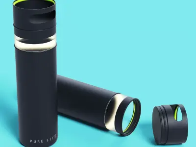 Modern Bottle 3D model