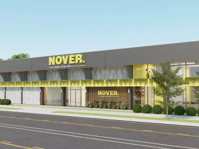 Kitchen Showroom Facade and Interior 3D model