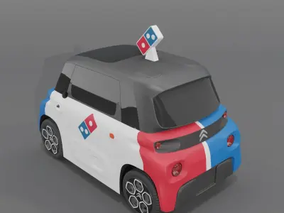 CitroenAmiPizzaDominos 3D 3D model