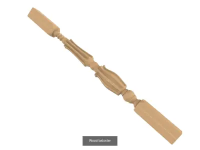 Wholesale sale of balusters 3D Model Collection
