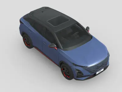 Cherry Omoda 5 Low-poly 3D model