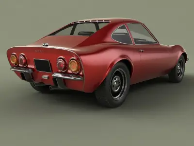 Opel GT 3D model