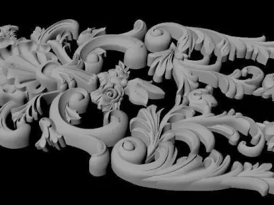 dekor ornament 3D model 22