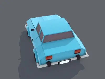 car - Low Poly Low-poly 3D model