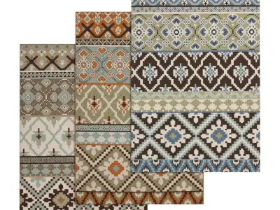 Rug Set 2162 3D model