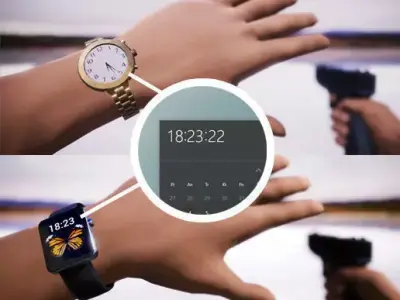 Watches for Unity3D and Unreal Engine Low-poly 3D model