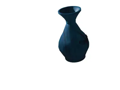 flowerpot Low-poly 3D model