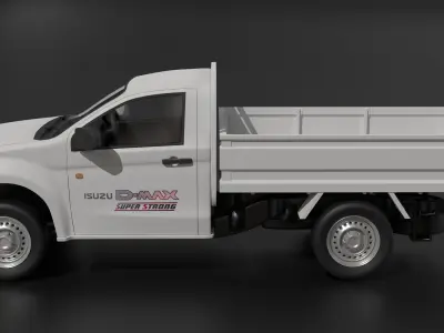 Isuzu D-Max SX Single Cabin 3D model