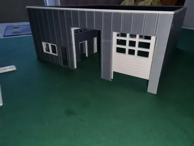 1 87 Scaled truck garage 3D print model
