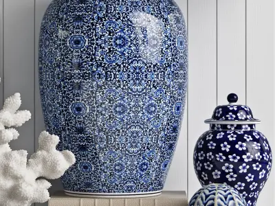 Williams Sonoma Home Decor set 3 3D model