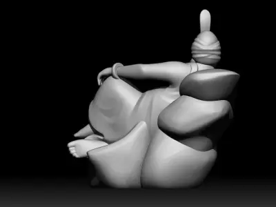 Sultan - Sitting on the couch  3D print model