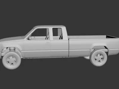 Chevrolet C-K 4th Gen Extended Cab  3D print model