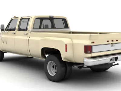 GENERIC PICKUP TRUCK 6 3D model
