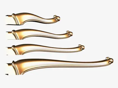 Carved decor ornament for cnc 3D model
