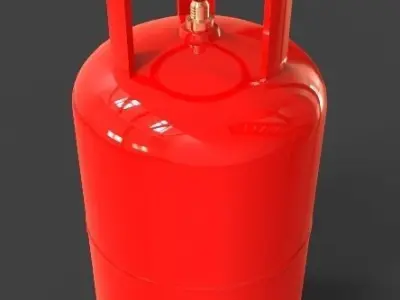 LPG Container 3D model