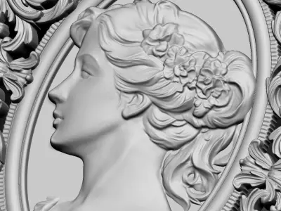 Cameo vintage  printable 3D print model