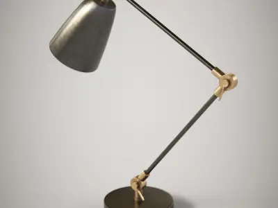Lamp Tabletop Low-poly 3D model