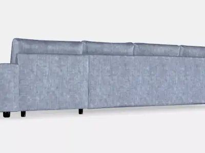 VIMLE 4-seat sofa with chaise longue 7 Low-poly 3D model