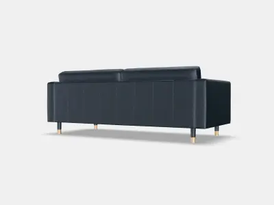 LANDSKRONA Three-seat sofa 1 Low-poly 3D model