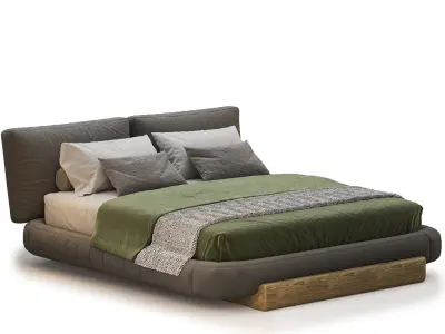SOSPIRO BED By Riva 1920 Low-poly 3D model