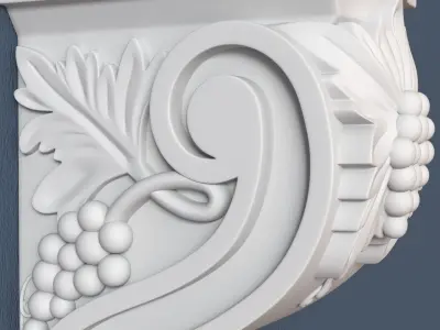 Decorative Corbel 3D model 22