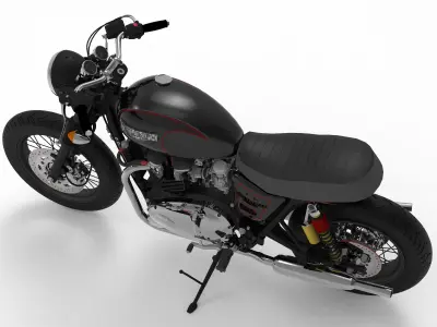 Triumph Bonneville Motorcycle 3D model