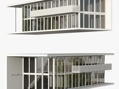 Modern Villa 3D model shop