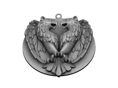 eagle pendant 3D print model