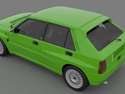 car 3d model alfa romeo 3D model