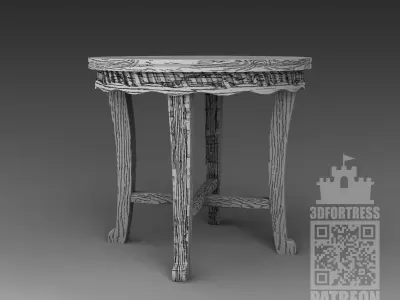 SmallTable 3D print model