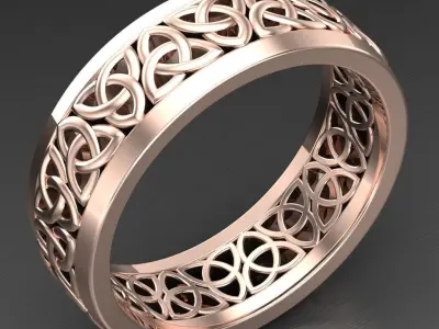 Luxury Men Rings Designs 5MR059 3D print model