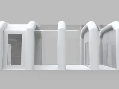 Inflatable Paint Booth 3D model
