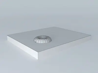 Floating life boat 3D model